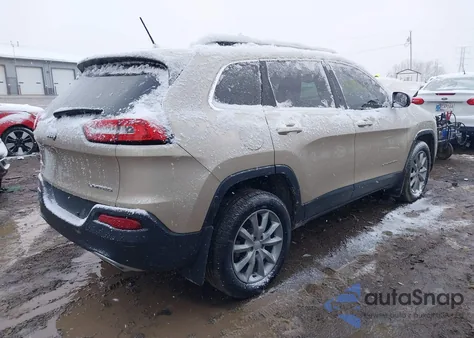 2015 Jeep Cherokee Limited z USA, uszkodzony, nr VIN 1C4PJMDS5FW623361